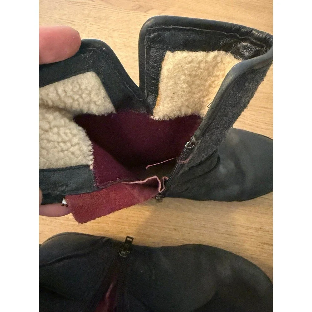 UGG Abree Short winter minimalist Waterproof Black boots 5.5